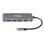 USB-Hub D-Link DUB-2340 USB-C 4xUSB 3.0 PD 60W Grau Aluminium