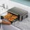 Ninja Foodi SP101EU Mini-Tischofen mit Heißluftfritteuse, 10 l, 2400 W, Schwarz/Edelstahl