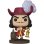 Figura Pop Funko Disney Capitão Gancho Vilões Base Madeira 10cm Vinil