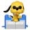 Figurine Pop Funko Disney Walt Disney People Mover Pluto Vinyle 11cm