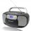 Roadstar RCR-4635UMP/BK Radio CD portatile USB/AUX/cassetta nera