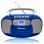 Roadstar RCR-4635UMP/BL Radio CD Portátil USB/AUX/Casete Azul