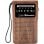 Roadstar TRA-1230WD Radio Portátil Analógica Madera