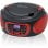 Roadstar CDR-365U/RD Radio CD Digital Portátil USB/AUX Rojo