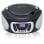 Radio CD Portable Roadstar CDR-365U/SL 4W RMS USB AUX FM Écran LCD Argent