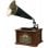 Roadstar HIF-1850TUMPK platenspeler 5 W RMS USB CD MP3 cassette AM/FM hout