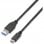 Aisens USB 3.1 Gen2 para USB-C cabo macho/macho 1m preto