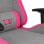 Drift DR90 Pro Silla Gaming Gris/Rosa