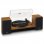 Lenco LS-310WD Tocadiscos Bluetooth con 2 Velocidades Madera + Altavoces Independientes 20W