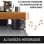 Lenco LS-50WD Tocadiscos con 3 Velocidades Codificación USB Madera