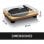 Lenco LS-50WD Tocadiscos con 3 Velocidades Codificación USB Madera