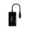 Convertisseur Nanocable USB-C vers HDMI/DVI/VGA 20cm Noir