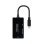 Convertisseur Nanocable USB-C vers HDMI/DVI/VGA 20cm Noir