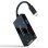 Convertisseur Nanocable USB-C vers HDMI/DVI/VGA 20cm Noir