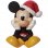 Enesco Figurine Décorative Classique Disney Mickey & Minnie Noël Mickey Assis