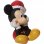 Enesco Figurine Décorative Classique Disney Mickey & Minnie Noël Mickey Assis