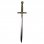 Amont Excalibur Épée Coupe-papier Réplique 21 cm