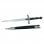 Amont Réplica Daga Ned Stark Juegos de Tronos 43cm