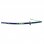 Amont Nachbildung des dekorativen Katana Rin Okumura Blauer Exorzist 107 cm