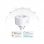 Meross MSS210 EU Enchufe Inteligente 16A 3680W Compatible con Apple HomeKit/Google/Alexa