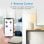 Meross MSS210 EU Enchufe Inteligente 16A 3680W Compatible con Apple HomeKit/Google/Alexa