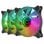Mars Gaming MF-3DKIT Kit 3x Ventoinhas ARGB 12cm Espelho Infinito Pretas