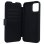 Funda para móvil La Casa de las Carcasas Libro Suave Polipiel Negra para iPhone 13 Pro Max