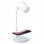 Klack Candeeiro de Mesa com Carregador Qi e Altifalante Bluetooth Branco