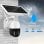 Klack Cámara de Vigilancia WiFi con Visión Nocturna y Panel Solar