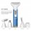 Ailoria Evapore Set Depiladora USB con Diferentes Cabezales Azul