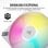 Corsair AF120 RGB Slim Kit da 2 Ventole con Cuscinetto Fluido Dinamico PWM 120 mm Bianco