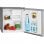 Mini frigorifero Bomann KB 7245 da 45 litri con congelatore e porta reversibile in acciaio classe E