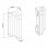 Kimex Kit de 2 Soportes de Pared para Riel Portaherramientas Máx. 50kg