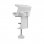 Kimex 150-3120 Support de table pour multiprises blanc