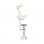 Kimex 150-3120 Support de table pour multiprises blanc