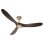 CasaFan 315214 Eco Véritable Ventilateur de Plafond avec Télécommande 14W Bois/Noyer