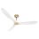 CasaFan 315232 Eco Véritable Ventilateur de Plafond avec Télécommande 14W Blanc/Noyer
