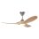 CasaFan 312260 Eco Original Deckenventilator mit Licht und Fernbedienung, 16 W, 152 cm, Naturholz/Chrom