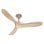 CasaFan 312222 Eco Véritable Ventilateur de Plafond 7W 152cm Laiton Antique/Bois Naturel