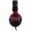 Arozzi Aria Casque Avec fil Arceau Jouer Noir, Rouge