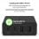 Stazione di ricarica USB Belkin BoostCharge Pro 108 W GaN nera