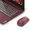 Lenovo 530 Ratón Óptico Inalámbrico 1200 DPI Rojo