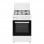 Corberó CCSF45020BW Cocina de Gas Butano 4 Zonas + Horno Blanca