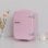 Flamingueo Mini Réfrigérateur 4L 12V/220V Fonction Chaud et Froid Rose