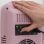 Flamingueo Mini Réfrigérateur 4L 12V/220V Fonction Chaud et Froid Rose