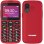 Telefunken S520 Teléfono para Personas Mayores Rojo
