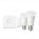 Kit de démarrage Philips Hue 2 ampoules intelligentes E27 (1100) + variateur