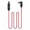 Nanocable Cable SATA Datos Hembra/Hembra Acodado 50cm Rojo
