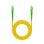 Cable de Fibra Óptica Nanocable SC/APC Monomodo Simplex 30 m Amarillo