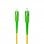 Nanocable Cable de Fibra Óptica SC/APC a SC/APC Monomodo Simplex LSZH 30m Amarillo